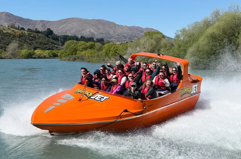 Balade en jet boat de 30 minutes sur le lac et la rivière Kawarau