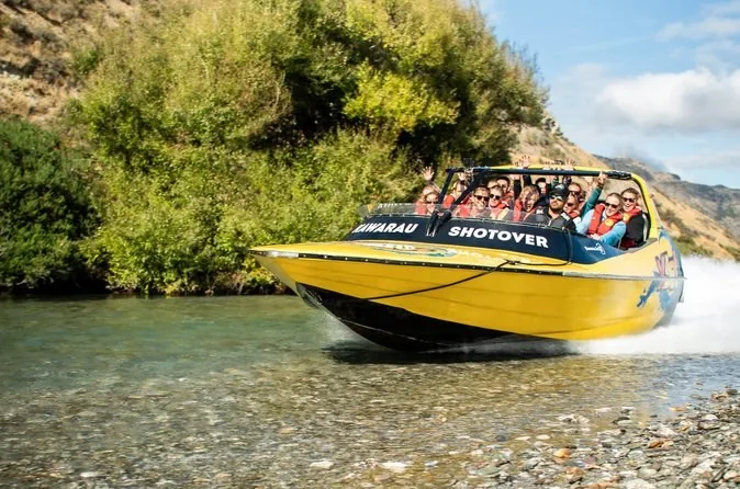 KJet : lac Wakatipu et rivière Kawarau
